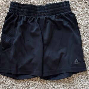 Boys Adidas Black Performance Shorts